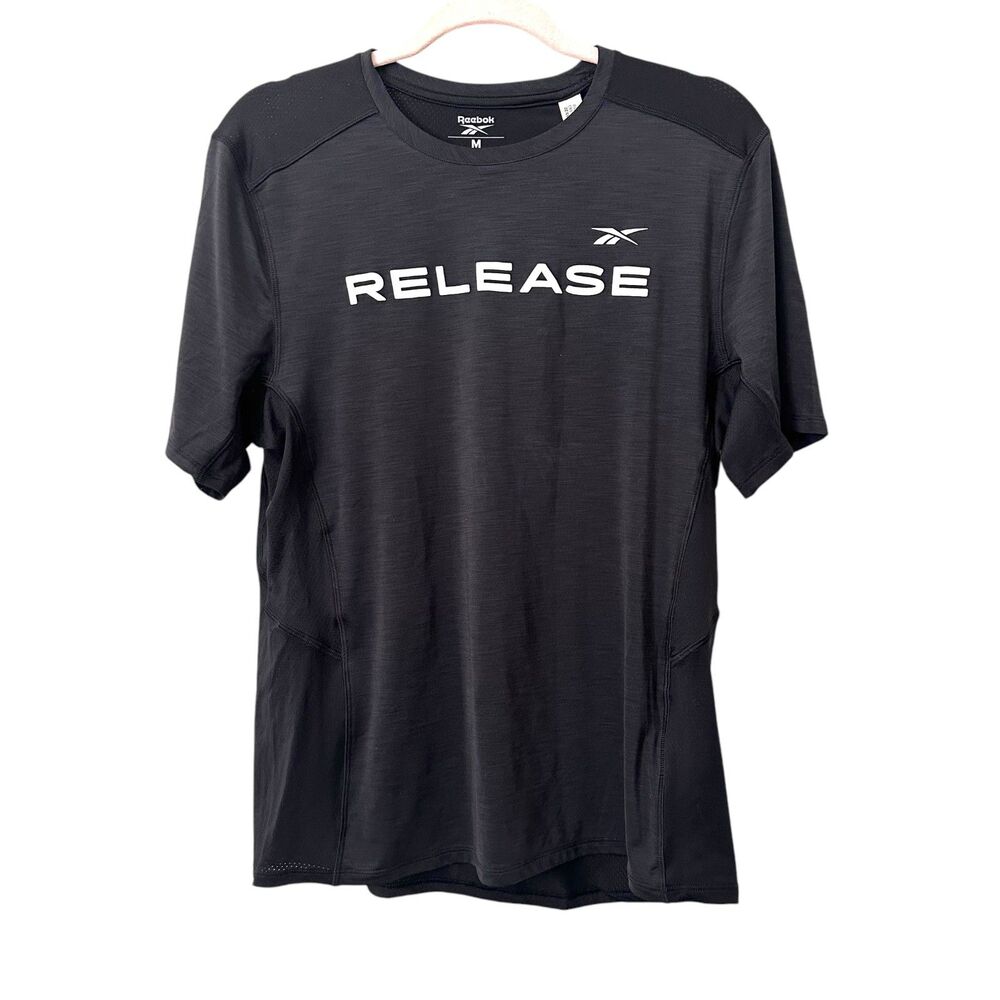 REEBOK Release Training Shirt Black‎ NWT Medium